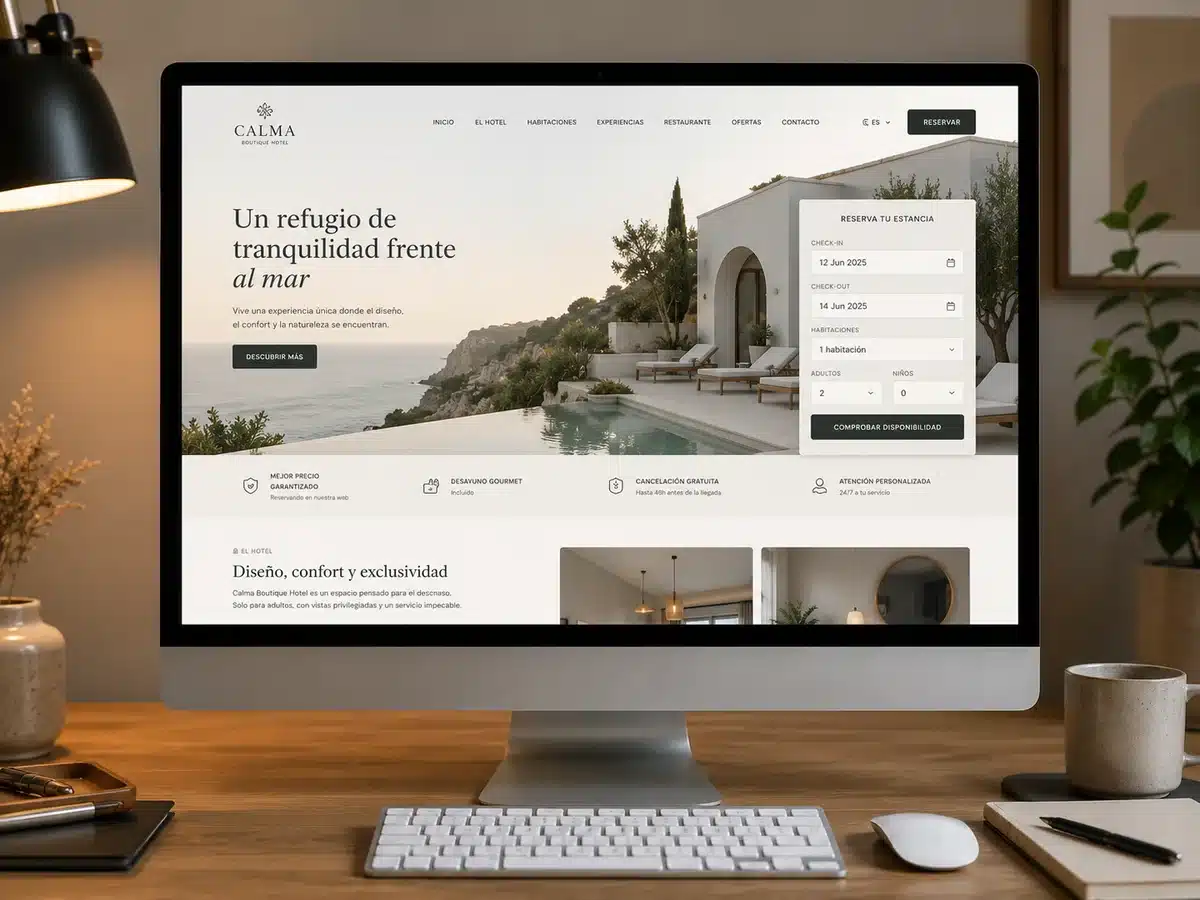 Motor de reservas de alojamiento para hoteles y casas rurales