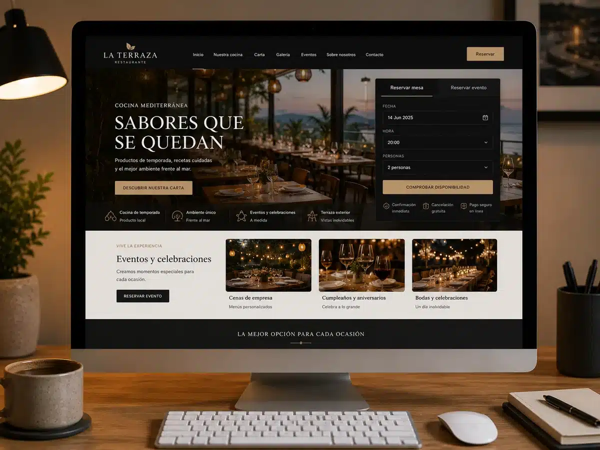 Motor de reservas de mesas y eventos para restaurantes